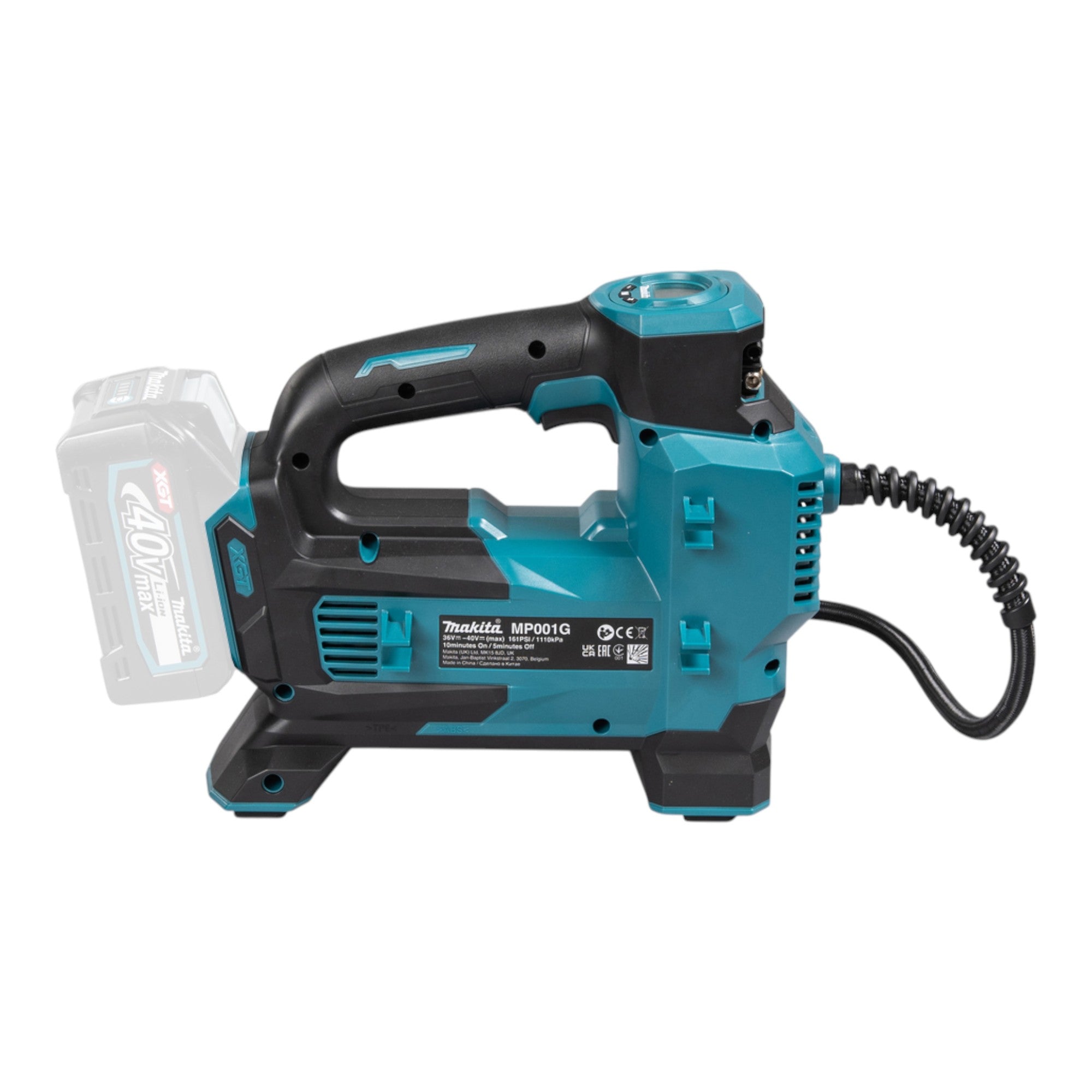 Makita MP 001 GU101 Akku Kompressor 40 V max 11 1 bar 1x Akku 4 0 Ah Ladegeraet 4 - toolbrothers
