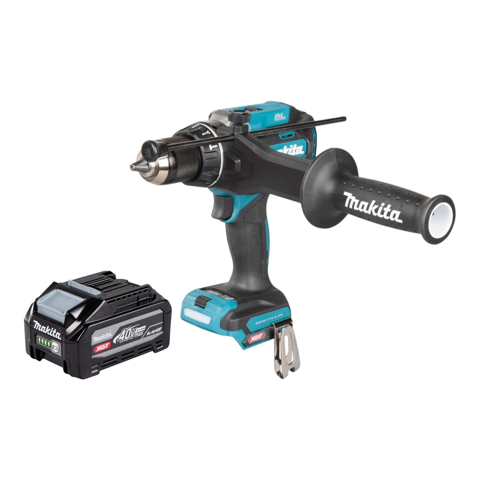 Makita HP 003 GU1 Akku Schlagbohrschrauber 40 V max 180 Nm Brushless 1x Akku 4 0 Ah ohne Ladegeraet 0 - toolbrothers
