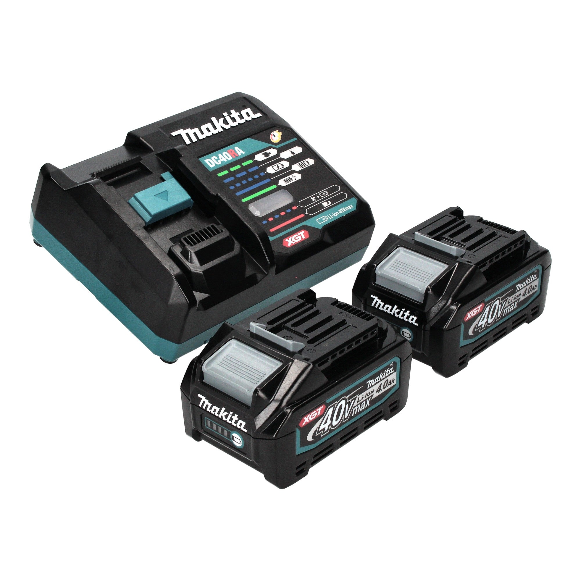 Makita UB 002 GM201 Akku Geblaese 40 V max 2x Akku 4 0 Ah Ladegeraet 3 - toolbrothers