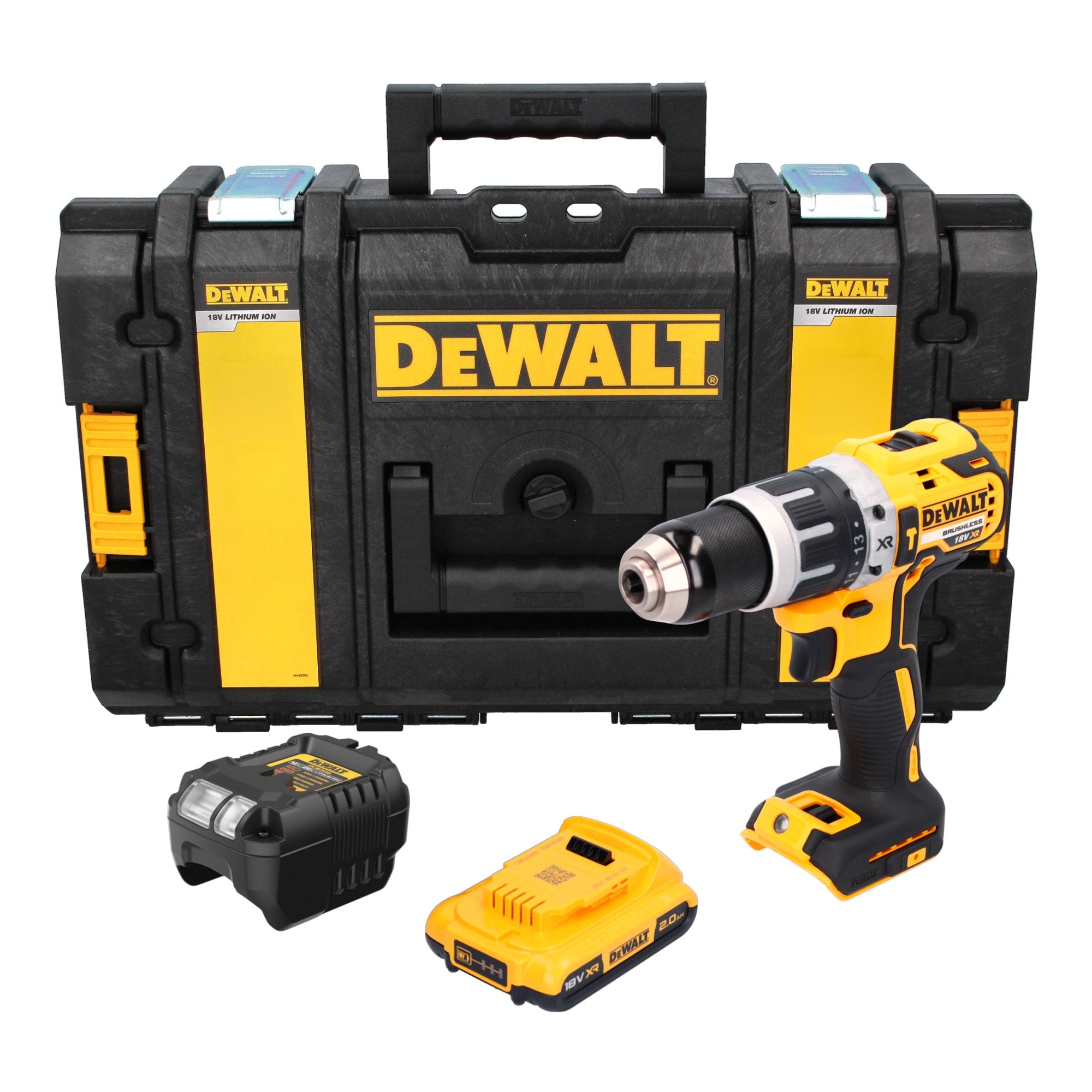 DeWalt DCD 796 D1 Akku Schlagbohrschrauber 18 V 70 Nm Brushless 1x Akku 2 0 Ah Ladegeraet Tough Box 0 - toolbrothers