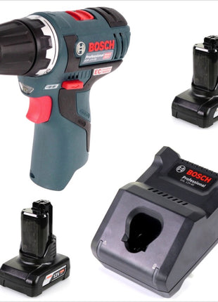 Bosch GSR 12V-20 Akku Bohrschrauber 12V 20Nm brushless + 2x Akku 6,0Ah + Ladegerät - Toolbrothers