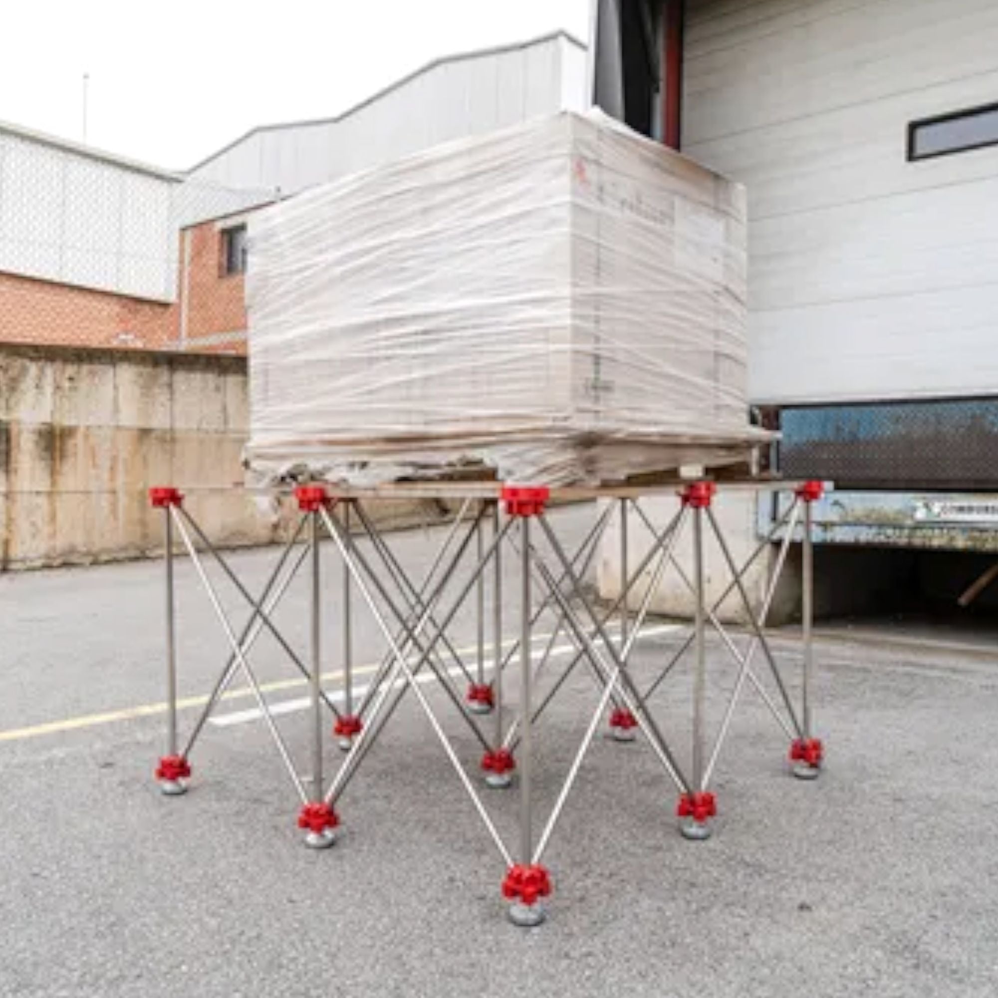 Rubi Ausziehbarer Arbeitstisch 120 x 120 x 77 cm bis 700 kg belastbar 28918  2 - toolbrothers