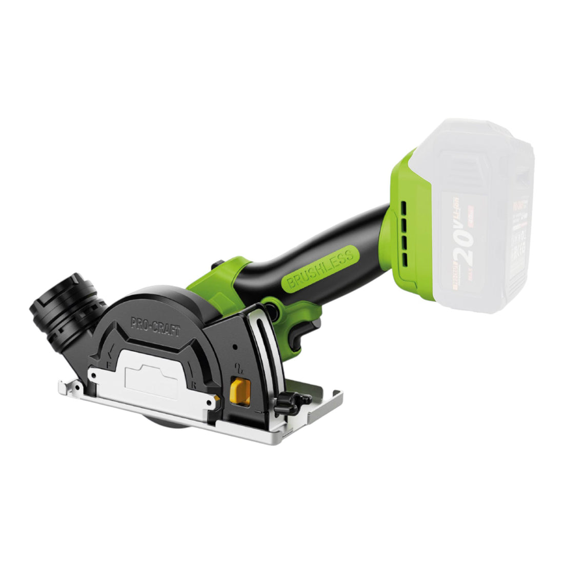 Procraft PCA16-BB Mini Akku Universalsäge 20 V 85 mm Brushless + 1x Akku 4,0 Ah + Ladegerät
