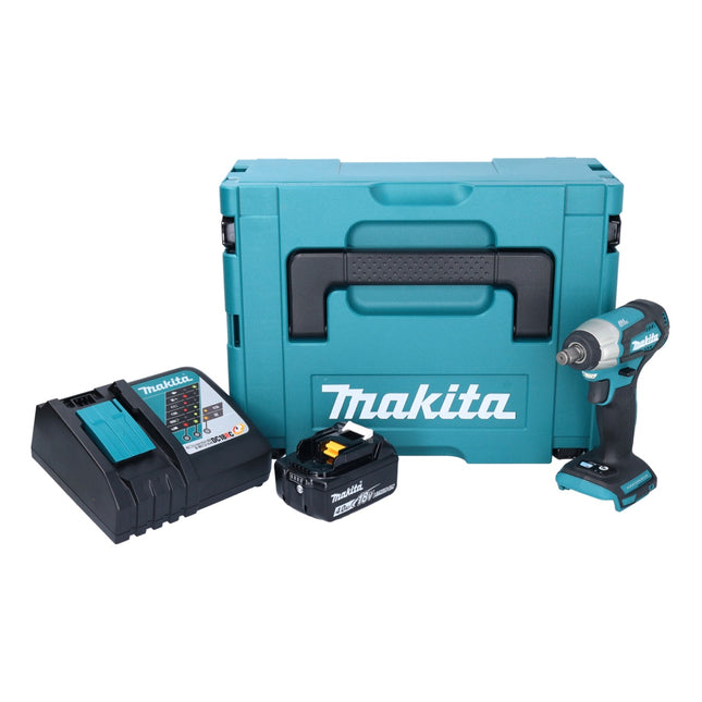 Makita DTW 181 RM1J Akku Schlagschrauber 18 V 210 Nm 1/2" Brushless + 1x Akku 4,0 Ah + Ladegerät + Makpac - Toolbrothers