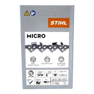 STIHL 1/4" Picco Micro 3 (PM3) Sägekette 35 cm 1/4" P 1,1 mm 72 TG ( 36700000072 )