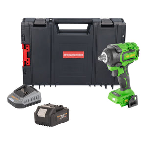 Procraft PWA18bb Akku Schlagschrauber 20 V 550 Nm 1/2" Brushless + 1x Akku 4,0 Ah + Ladegerät + RHINO Toolcase