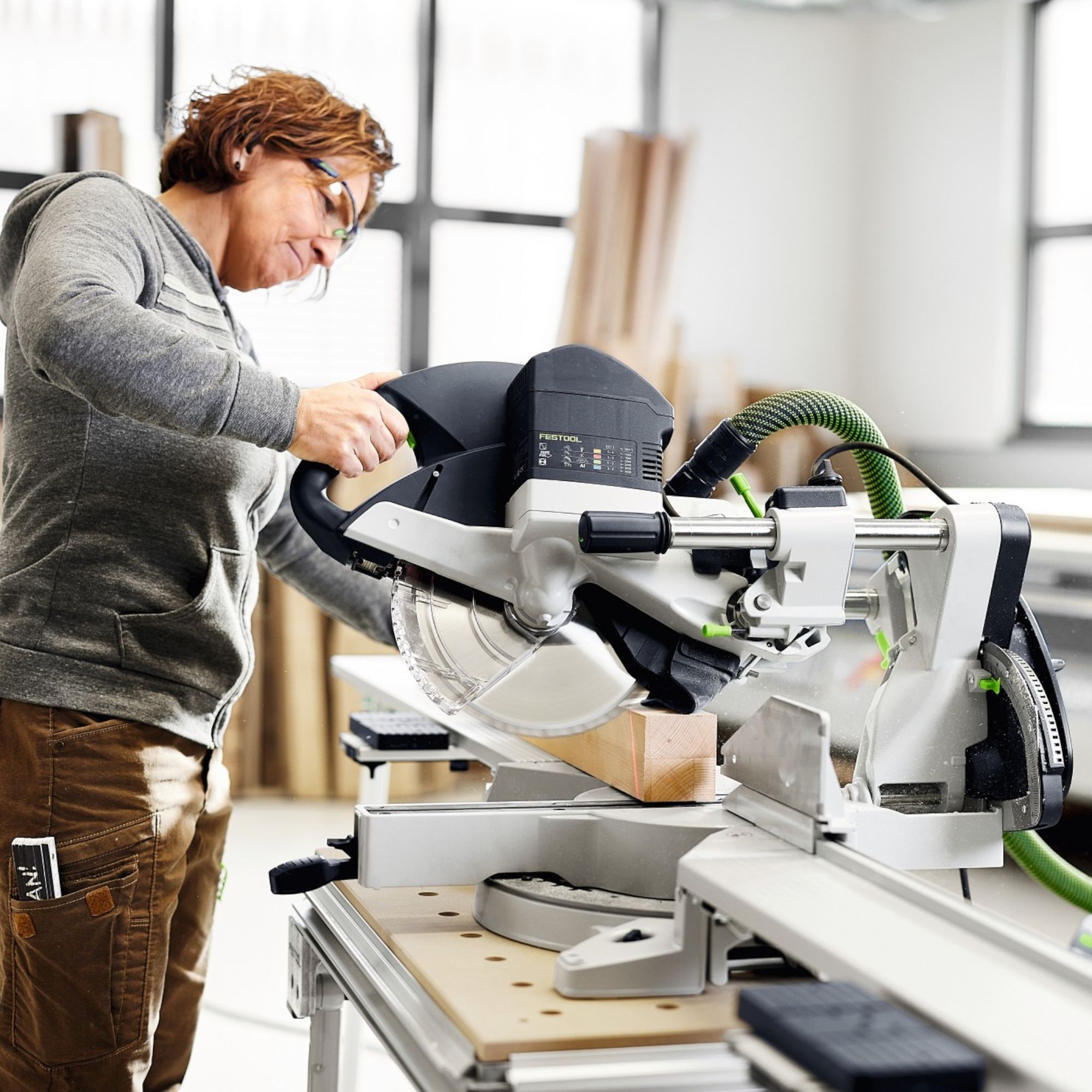 Festool KS 120 REB Set AS Kapp Zugsaege 1600 Watt 260 mm 579357  4 - toolbrothers