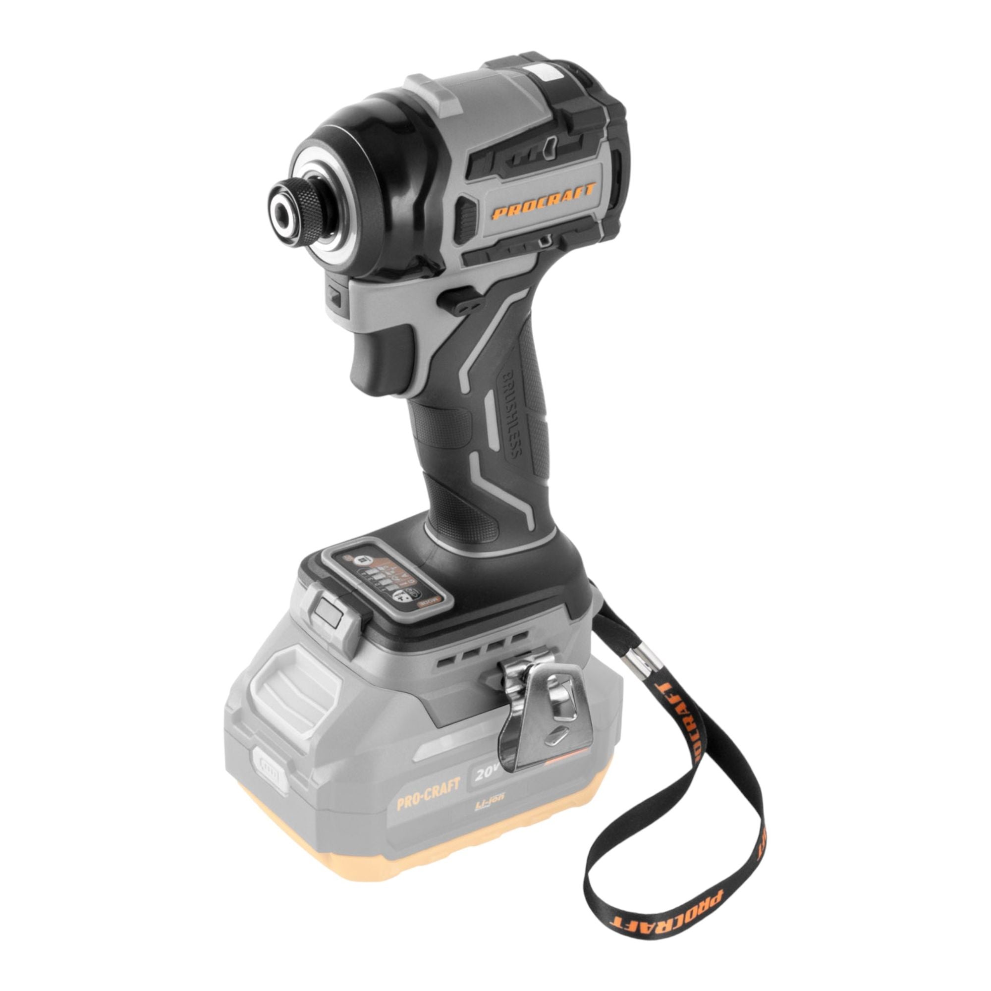 Procraft Industrial ID20Abb Akku Schlagschrauber 20 V 180 Nm 1 4 1x Akku 4 0 Ah Ladegeraet 1 - toolbrothers