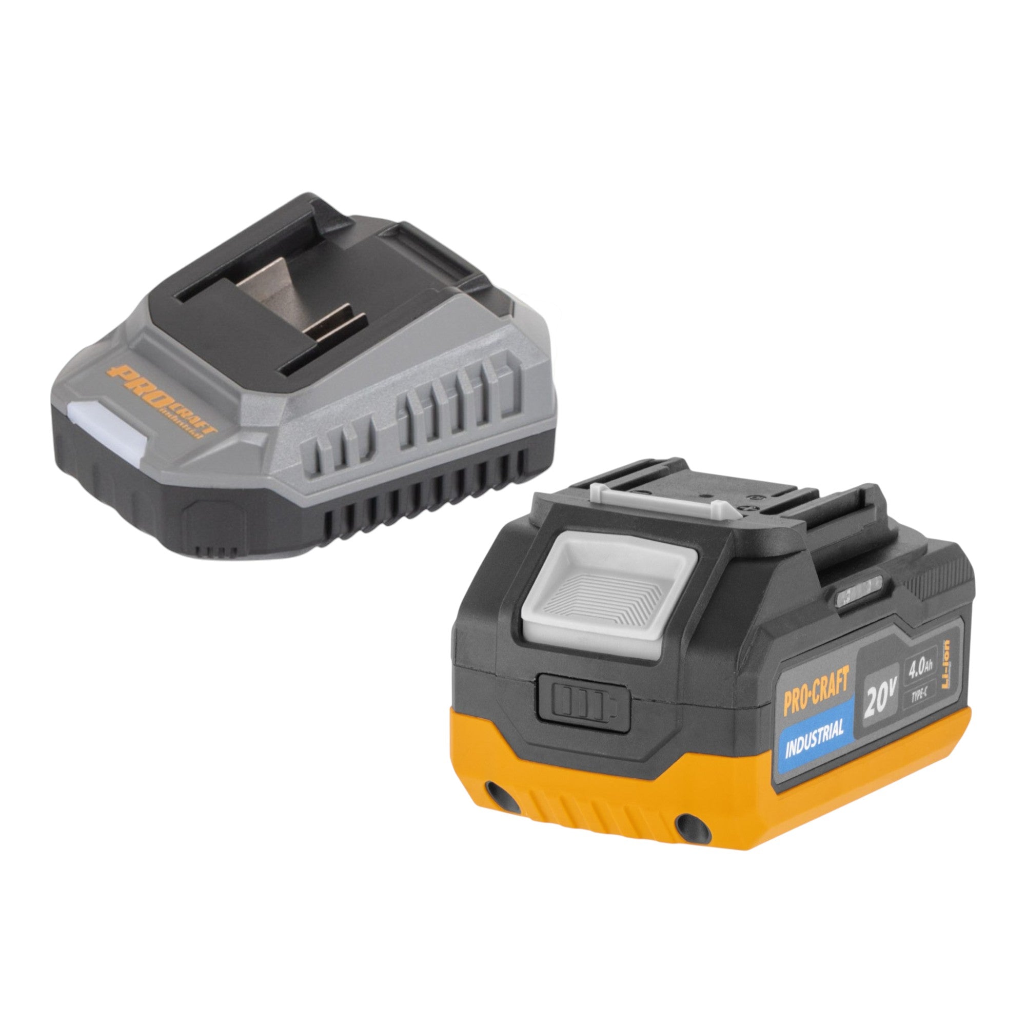 Procraft Industrial ID20Abb Akku Schlagschrauber 20 V 180 Nm 1 4 1x Akku 4 0 Ah Ladegeraet RHINO Toolcase 4 - toolbrothers