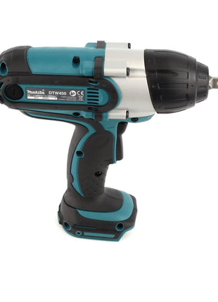 Makita DTW 450 Z 18V Akku Schlagschrauber 1/2" 440Nm Solo + Steckschlüssel Nuss Set 9 tlg. + Verlängerung für Schlagnüsse 150mm - Toolbrothers