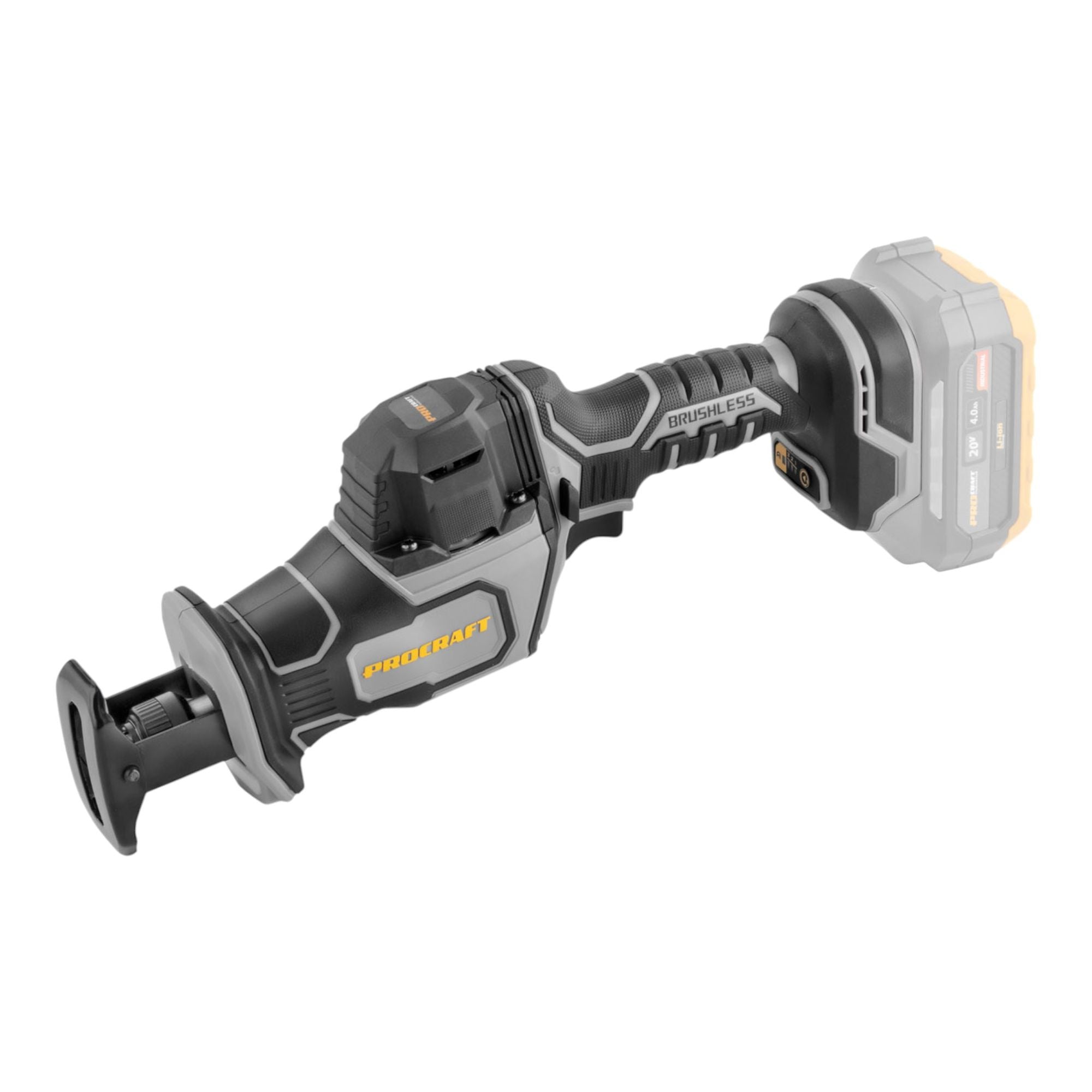 Procraft Industrial RS20Abb Recipro Saebelsaege 20 V Brushless 1x Akku 4 0 Ah RHINO Toolcase ohne Ladegeraet 1 - toolbrothers