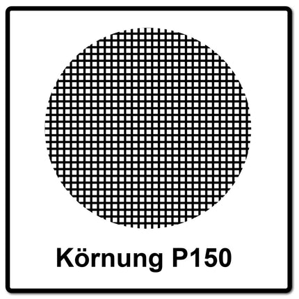 Mirka ABRANET Schleifscheiben Grip 150mm P150 50 Stk. ( 5424105015 ) - Toolbrothers