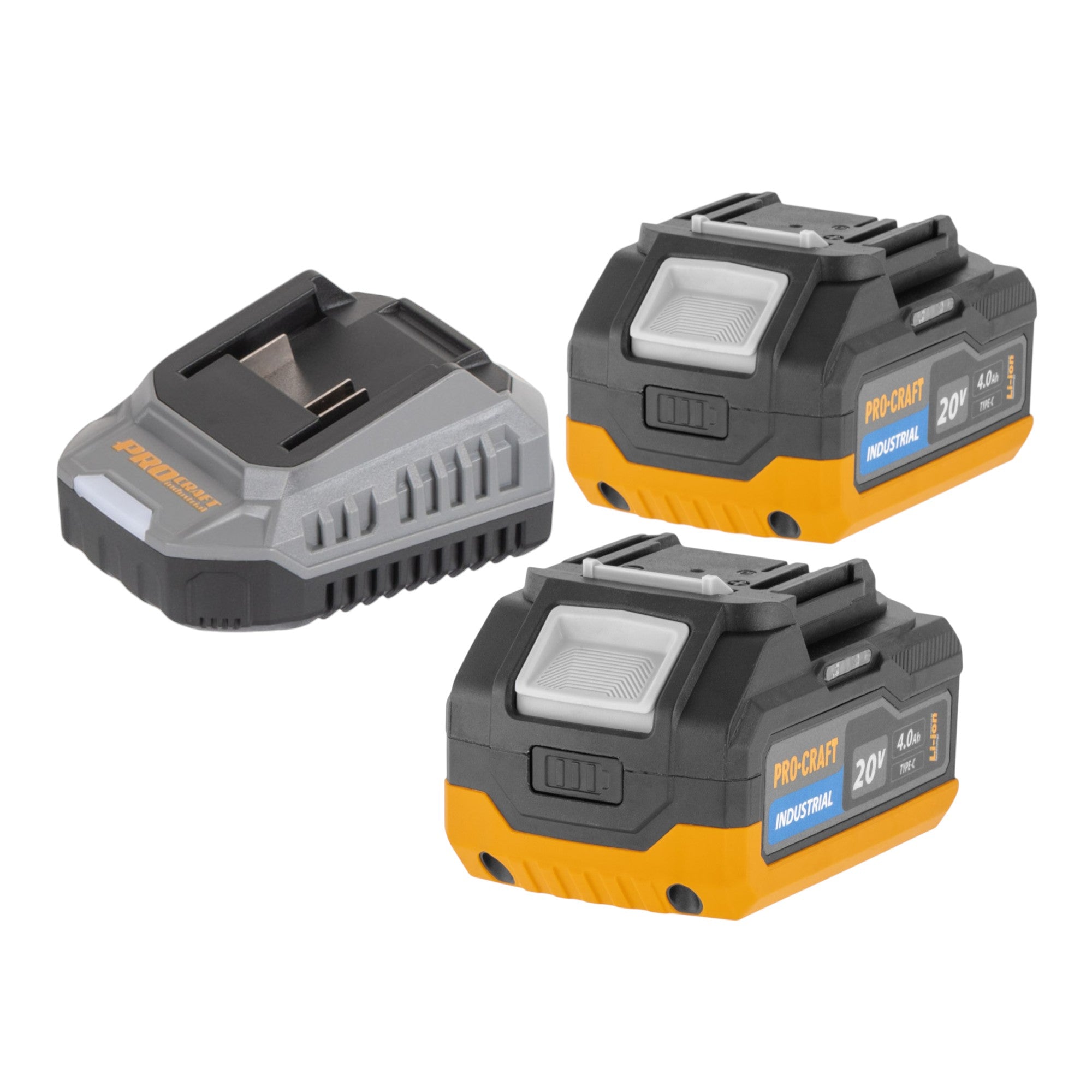 Procraft Industrial HD20B BB Akku Kombihammer 20 V 5 J SDS plus Brushless 2x Akku 4 0 Ah Ladegeraet RHINO Toolcase 3 - toolbrothers