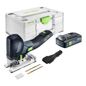 Festool PSC 500 EB-Basic Akku Pendelstichsäge 18 V 120 mm + 1x Akku 4,0 Ah + Systainer - ohne Ladegerät