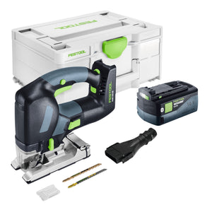 Festool PSBC 500 EB-Basic Akku Pendelstichsäge 18 V 120 mm + 1x Akku 5,0 Ah + Systainer - ohne Ladegerät