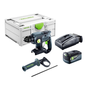 Festool KHC-S 18-Basic Akku Kombihammer 18 V 1,7 J SDS plus + 1x Akku 5,0 Ah + Ladegerät + Systainer