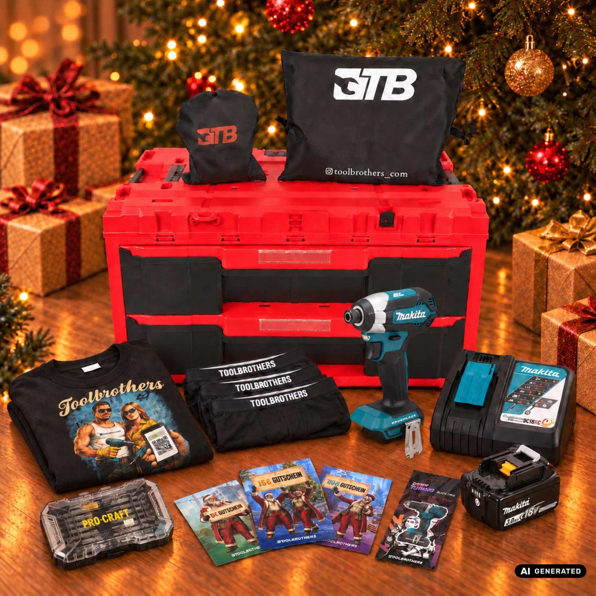 Toolbrothers Powertools Adventskalender 2026 Makita DTD153Z Edition Gr L 0 - toolbrothers