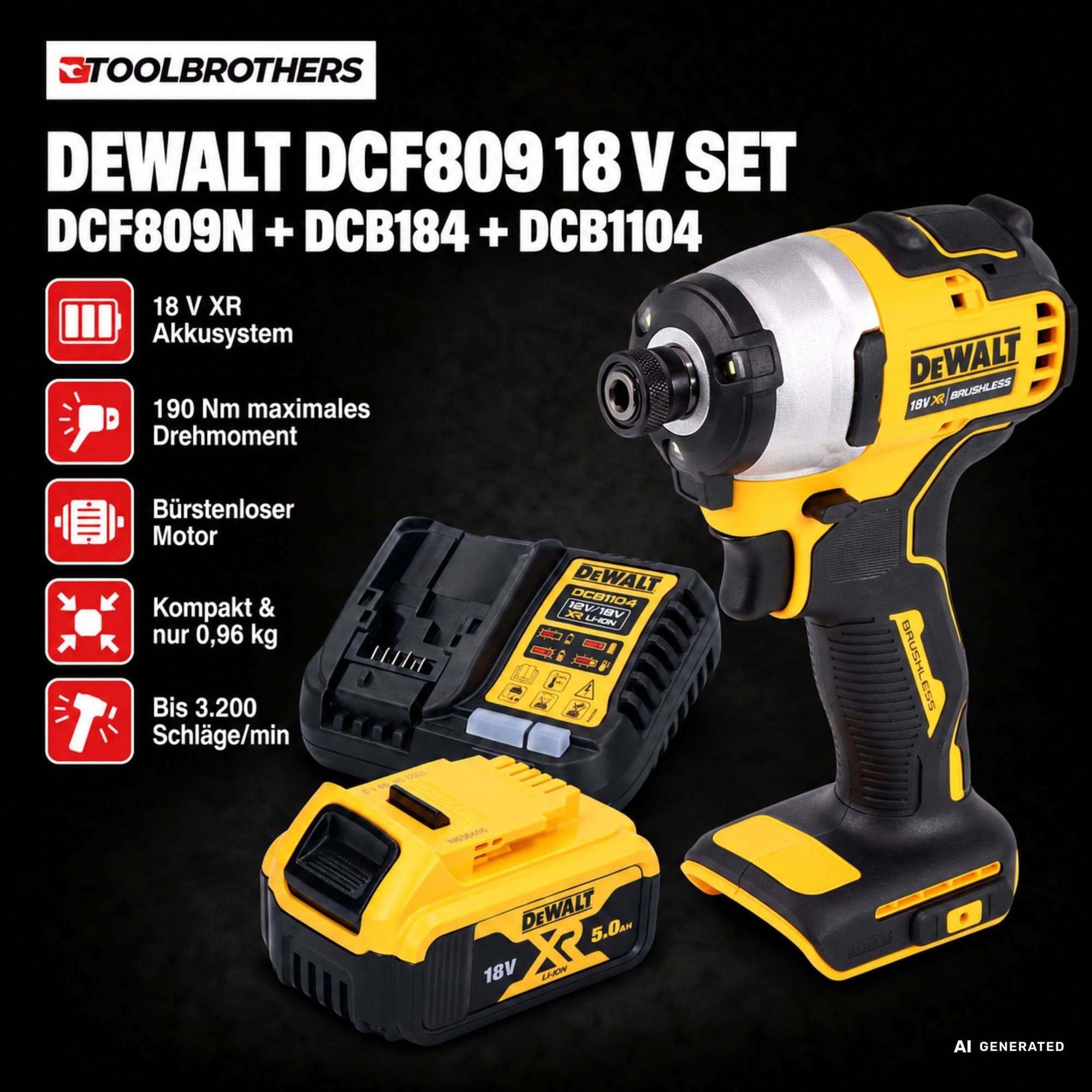 Toolbrothers Powertools Kalender 2026 DeWalt DCF809N Edition Gr L 1 - toolbrothers