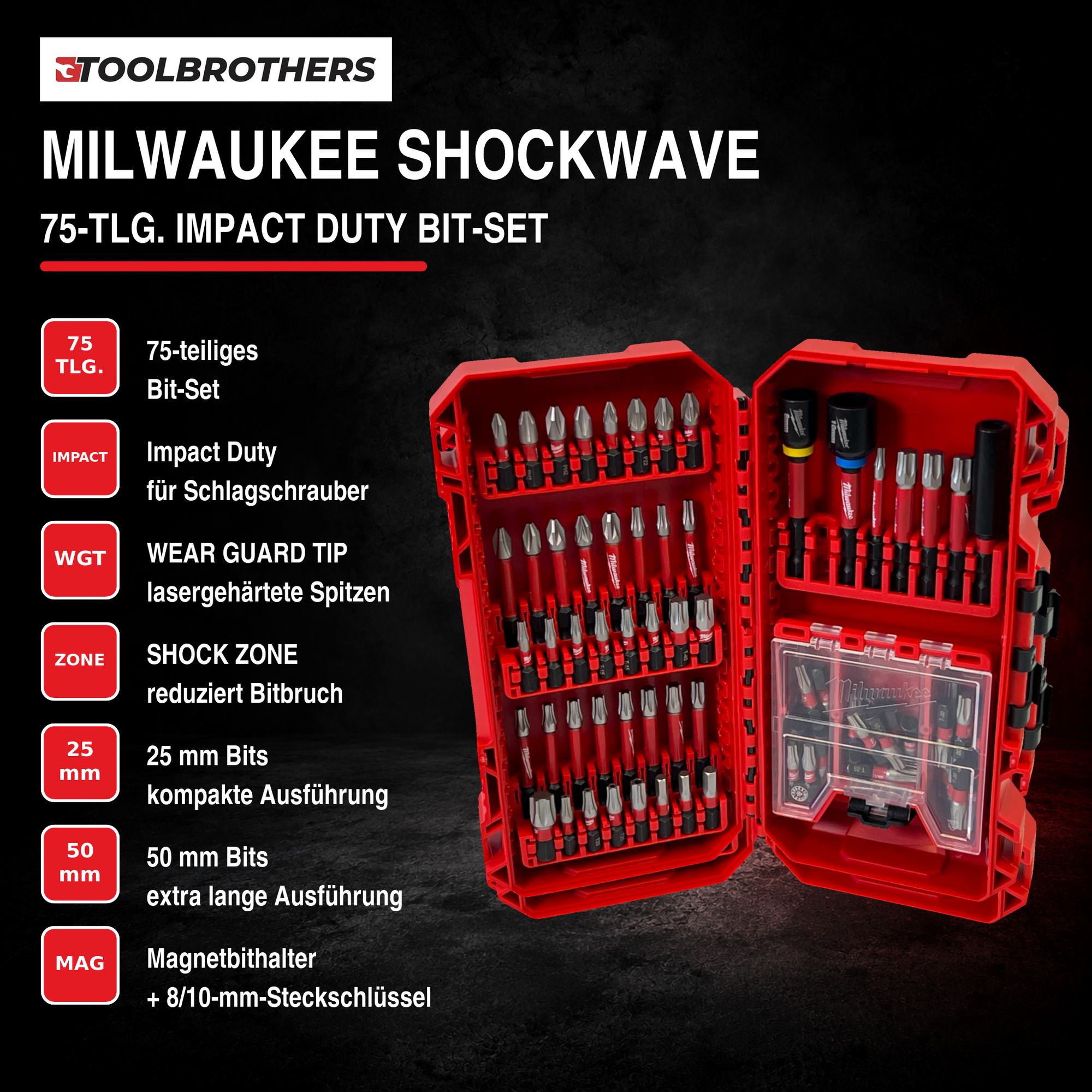 Toolbrothers Powertools Kalender 2026 Milwaukee M18 TLED 0 Edition Gr M 3 - toolbrothers
