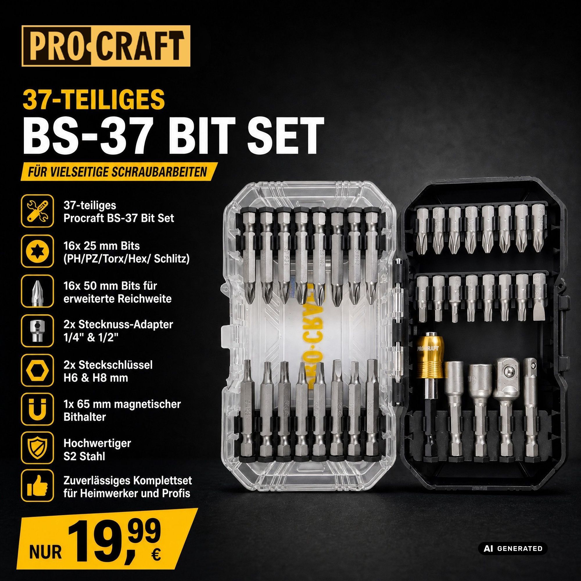 Toolbrothers Powertools Kalender 2026 Procraft Industrial CD20Abb Edition Gr M 3 - toolbrothers