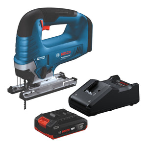 Bosch GST 18V-125 B Professional Akku Stichsäge 18 V 125 mm Brushless + 1x Akku 2,0 Ah + Ladegerät