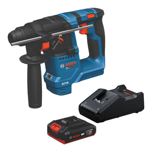 Bosch GBH 18V-18 Professional Akku Bohrhammer 18 V 1,5 J SDS plus Brushless + 1x Akku 2,0 Ah + Ladegerät