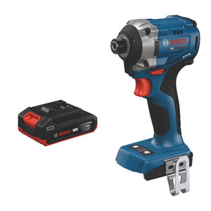 Bosch GDR 18V-215 Professional Akku Drehschlagschrauber 18 V 215 Nm 1/4" Brushless + 1x Akku 2,0 Ah - ohne Ladegerät