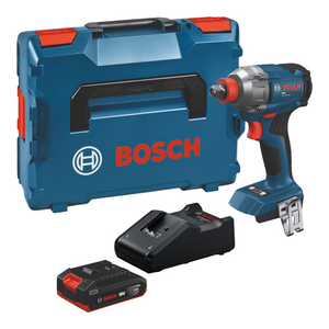 Bosch GDX 18V-285 Professional Akku Drehschlagschrauber 18 V 285 Nm + 1x Akku 2,0 Ah + Ladegerät + L-Boxx