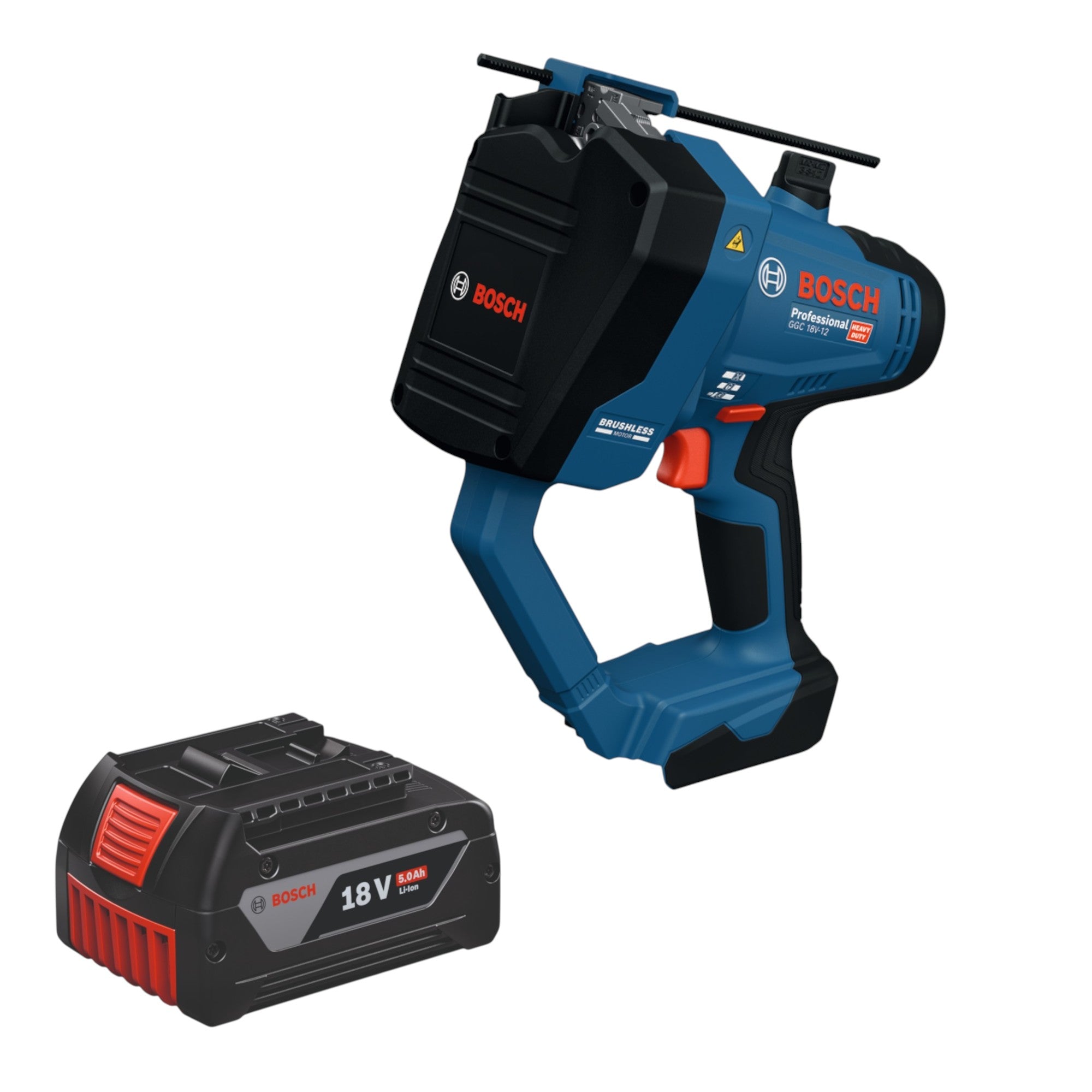 Bosch GGC 18V 12 Professional Akku Gewindestangenschneider 18 V M12 1x Akku 5 0 Ah ohne Ladegeraet 0 - toolbrothers