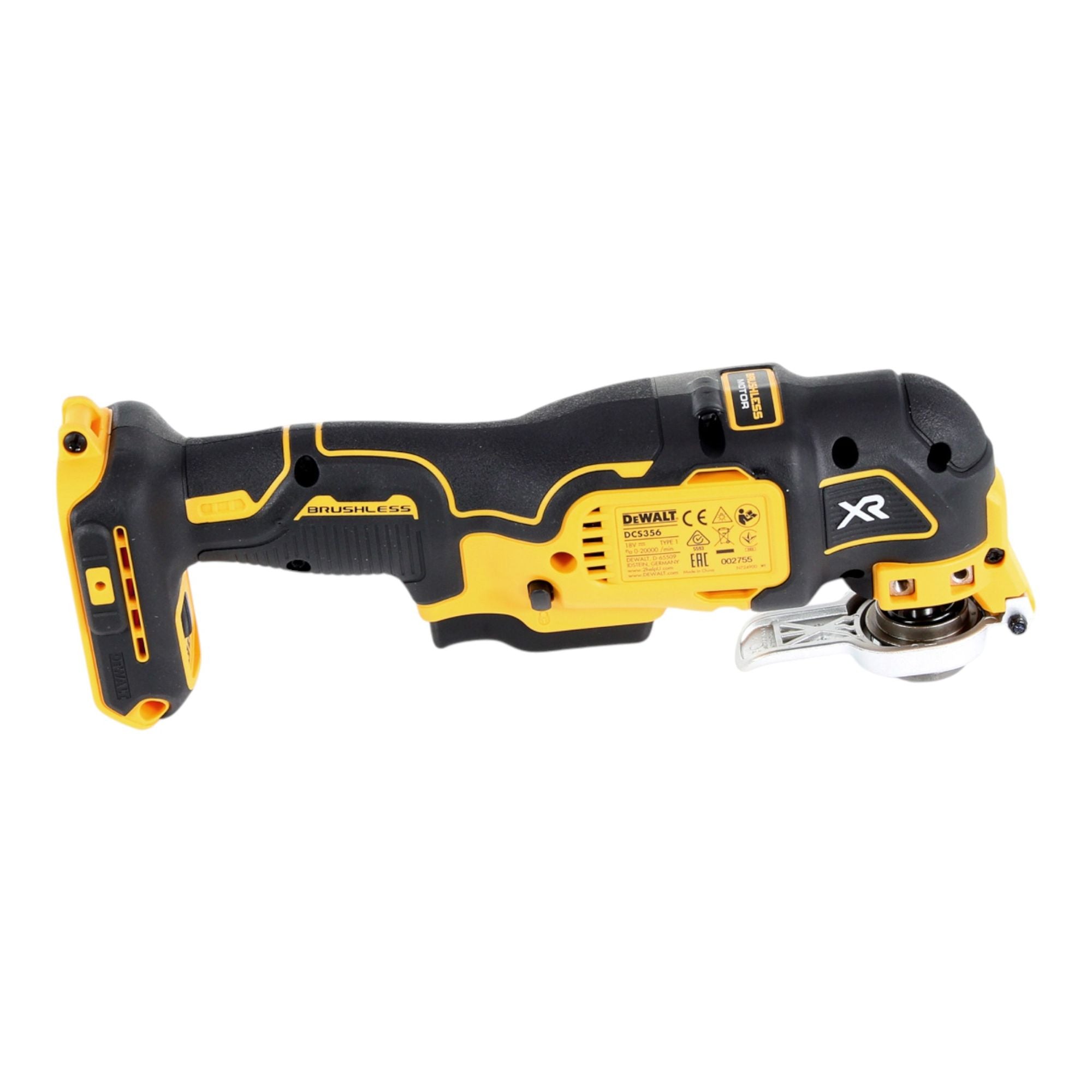 DeWalt DCS 356 H1T Akku Multitool 18 V Brushless 1x Powerstack Akku 5 0 Ah Ladegeraet 20 tlg Zubehoer TSTAK 4 - toolbrothers