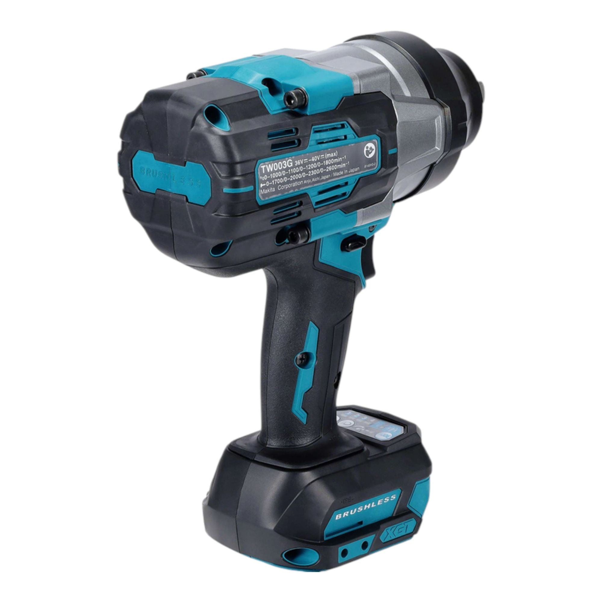 Makita TW 003 GU101 Akku Schlagschrauber 40 V max 1360 Nm 1 2 Brushless 1x Akku 4 0 Ah Ladegeraet Makpac 2 - toolbrothers
