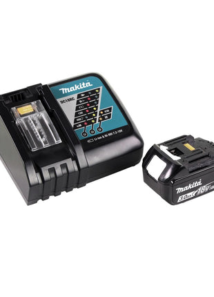 Makita DTW 450 RF1 18V Akku Schlagschrauber 440Nm 1/2" 18V + 1x Akku 3,0Ah + Schnellladegerät + Steckschlüssel Nuss Set + Verlängerung 150mm  - ohne Koffer - Toolbrothers