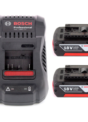 Bosch GHO 18 V-LI Akku Hobel 18V + 2x Akku 3,0Ah + Ladegerät + L-Boxx - Toolbrothers