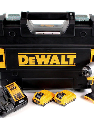 DeWalt DCF 801 D2 Akku Schlagschrauber 12V 163Nm 1/4" Brushless + 2x Akku 2,0Ah + Ladegerät + TSTAK - Toolbrothers