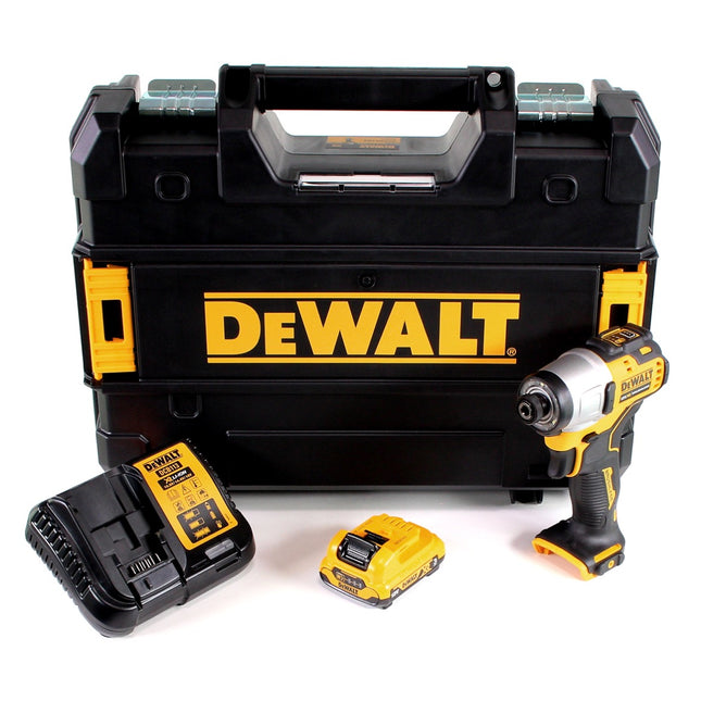 DeWalt DCF 801 L1 Akku Schlagschrauber 12V 163Nm 1/4" Brushless + 1x Akku 3,0Ah + Ladgerät + TSTAK - Toolbrothers