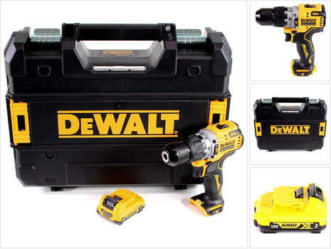 DeWalt DCD 706 NT Akku Schlagbohrschrauber 12V 57,5Nm Brushless + 1x Akku 3,0Ah + TSTAK - ohne Ladegerät - Toolbrothers