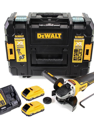 DeWalt DCG 406 L2 Akku Winkelschleifer 18V 125mm Brushless + 2x Akku 3,0Ah + Ladegerät + TSTAK - Toolbrothers