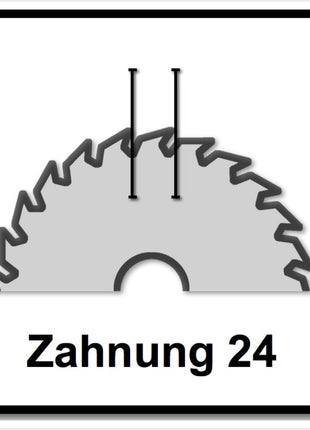 WellCut Kreissägeblatt WC-M2163024 TCT 216 x 2,4 x 30 mm 24 Zähne - Toolbrothers