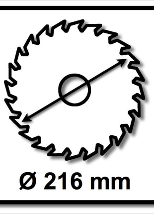 WellCut Kreissägeblatt WC-M2163048 TCT 216 x 2,4 x 30 mm 48 Zähne - Toolbrothers