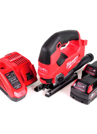 Milwaukee M18 FJS-502C Stichsäge 18V Brushless + 2x Akku 5,0Ah + Ladegerät - Toolbrothers