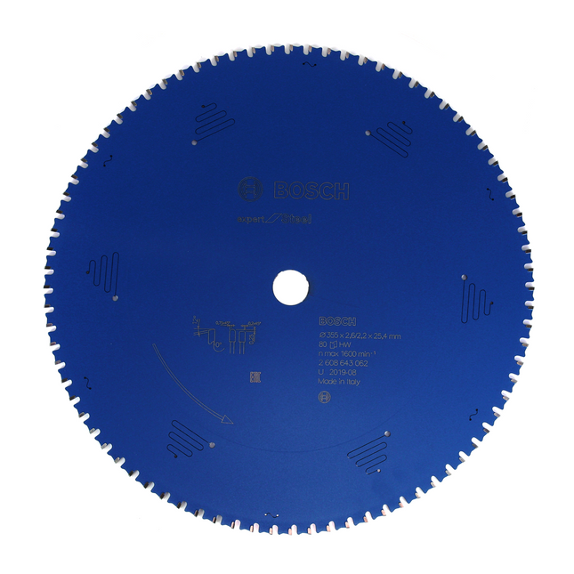 Bosch Kreissägeblatt Expert for Steel EX SL B 355x25,4-80 ( 2608643062 ) - Toolbrothers