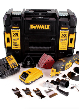 DeWalt DCS 356 L1 Akku Multitool 18V Brushless + 35tlg. Zubehör + 1x Akku 3,0Ah + Ladegerät + TSTAK - Toolbrothers