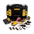 DeWalt DCS 356 P1 Akku Multitool 18V Brushless + 35tlg. Zubehör + 1x Akku 5,0 Ah + Ladegerät + TSTAK - Toolbrothers