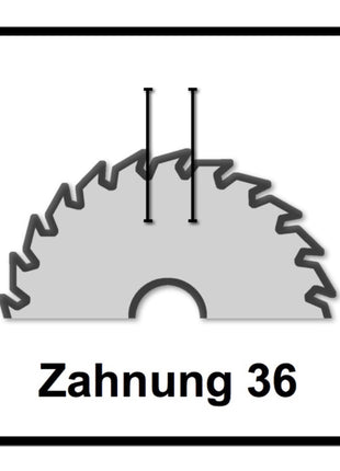 Bosch Kreissägeblatt Standard for Wood 165 x 1,5 x 20 / 16 mm 36 Zähne ( 2x 2608837686 ) - Toolbrothers