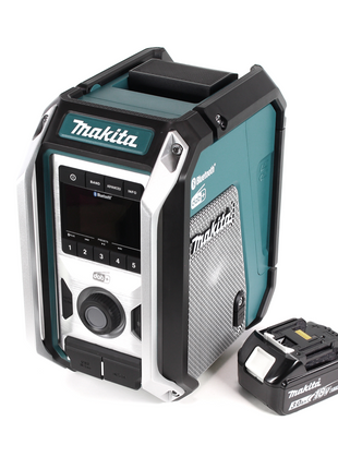 Makita DMR 115 F1 Akku Baustellenradio 12V - 18V  Bluetooth DAB+ IP65 + 1x Akku 3,0 Ah, ohne Ladegerät - Toolbrothers