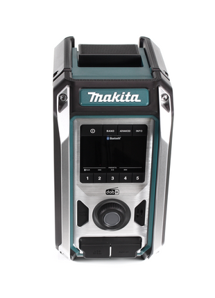 Makita DMR 115 RF1 Akku Baustellenradio 12V - 18V  Bluetooth DAB+ IP65 + 1x Akku 3,0 Ah + Ladegerät - Toolbrothers