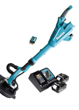 Makita DSL 800 RFU Akku Langhalsschleifer 225mm 18V Brushless + 2x Akku 3,0Ah + Ladegerät + Tasche - Toolbrothers