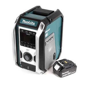 Makita DMR 115 M1 Akku Baustellenradio 12V - 18V  Bluetooth DAB+ IP65 + 1x Akku 4,0 Ah, ohne Ladegerät