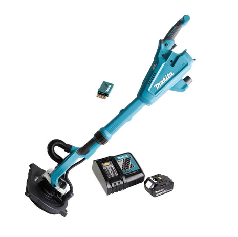 Makita DSL 800 RG1U Akku Langhalsschleifer 225mm 18V Brushless + 1x Akku 6,0Ah + Ladegerät + Tasche - Toolbrothers