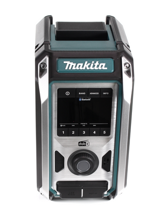 Makita DMR 115 RT1 Akku Baustellenradio 12V - 18V  Bluetooth DAB+ IP65- + 1x Akku 5,0 Ah + Ladegerät - Toolbrothers